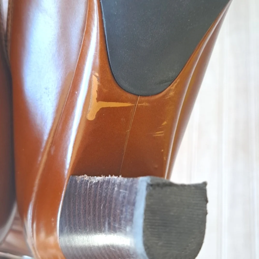 Via Spiga Brown Leather Heels - Picture 8 of 13